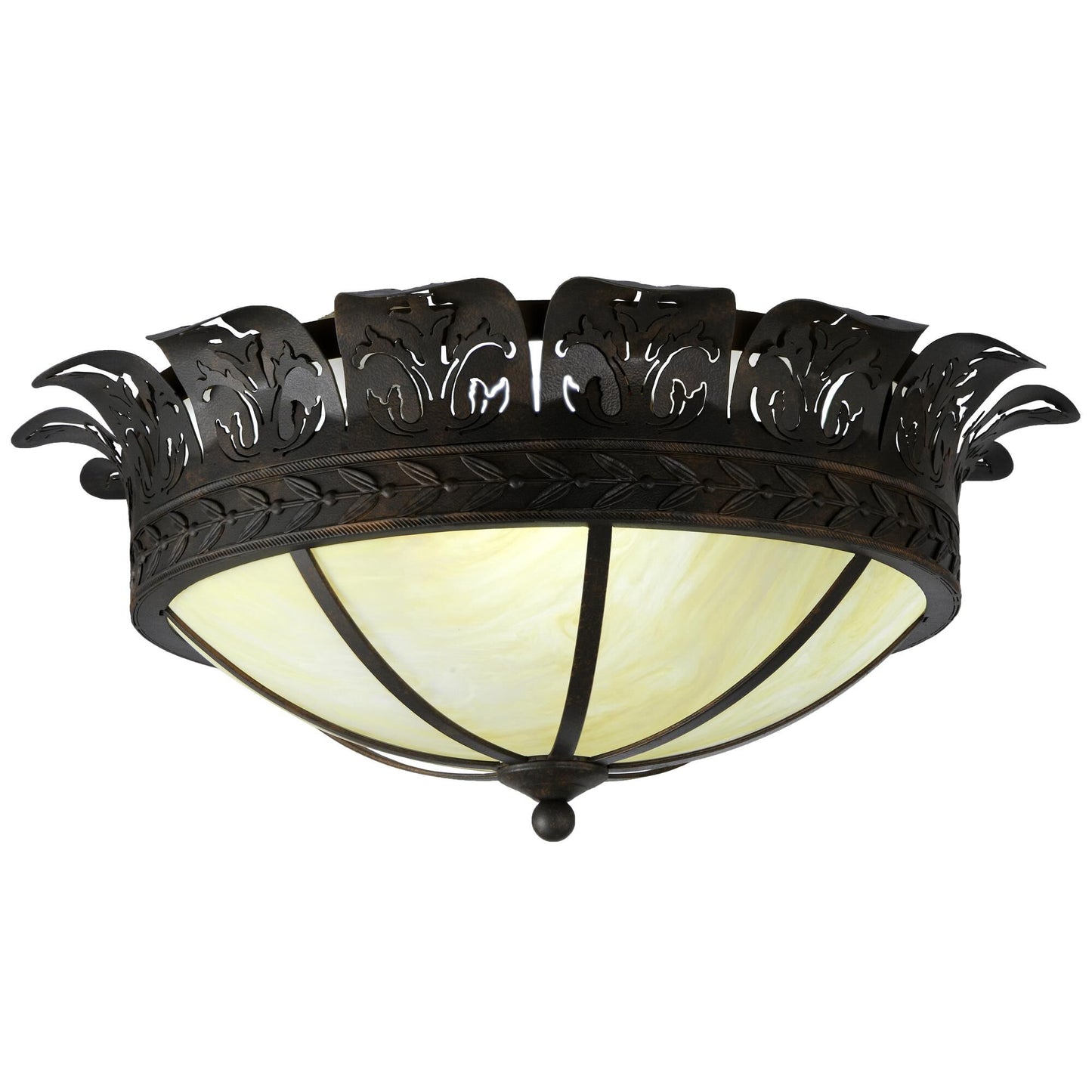 Meyda Lighting Crowne 24 Inch 56 Light Flush Mount Cp744900