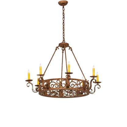 Meyda Lighting Delano 36 Inch 8 Light Chandelier Cp779779