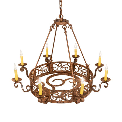 Meyda Lighting Delano 36 Inch 8 Light Chandelier Cp779779