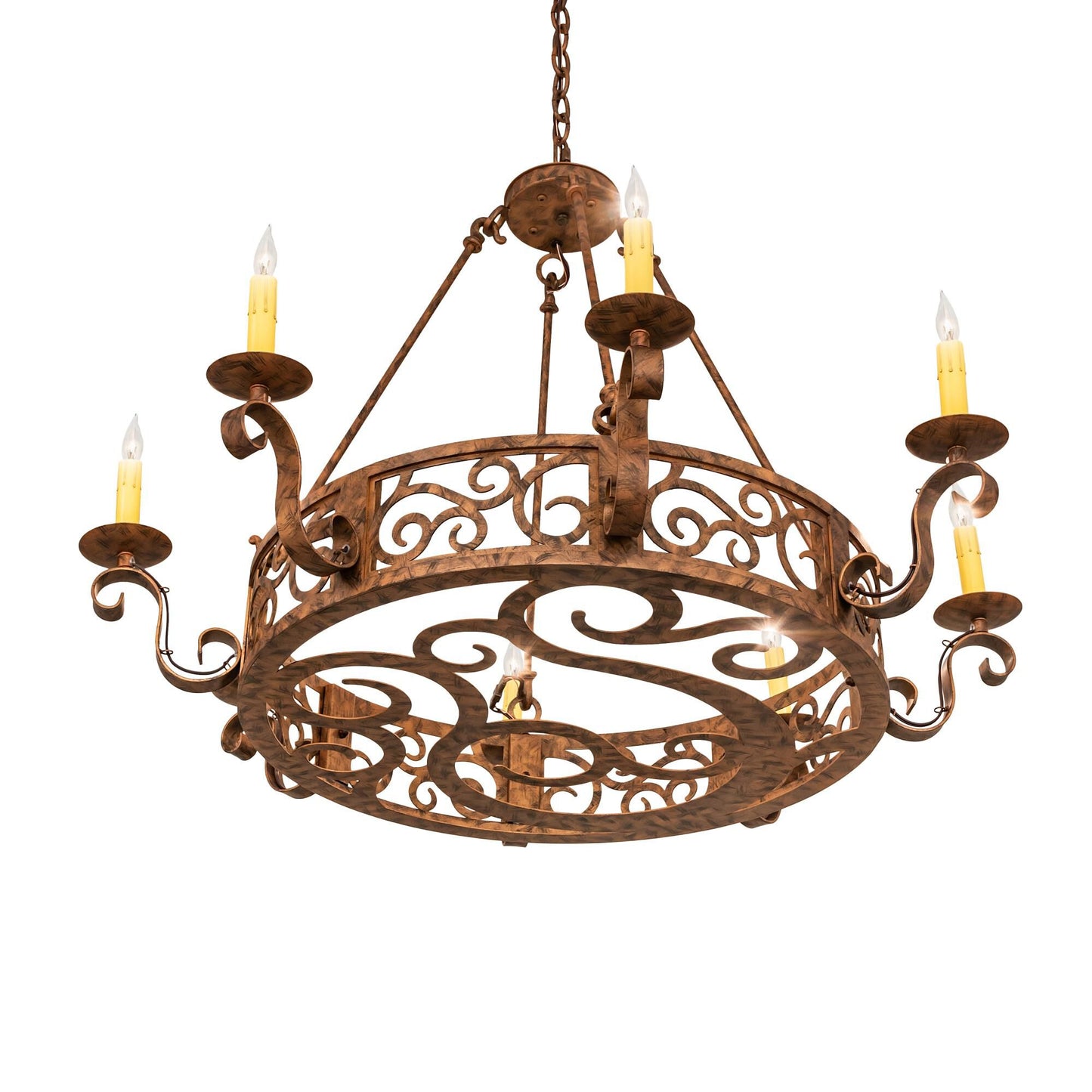 Meyda Lighting Delano 36 Inch 8 Light Chandelier Cp779779