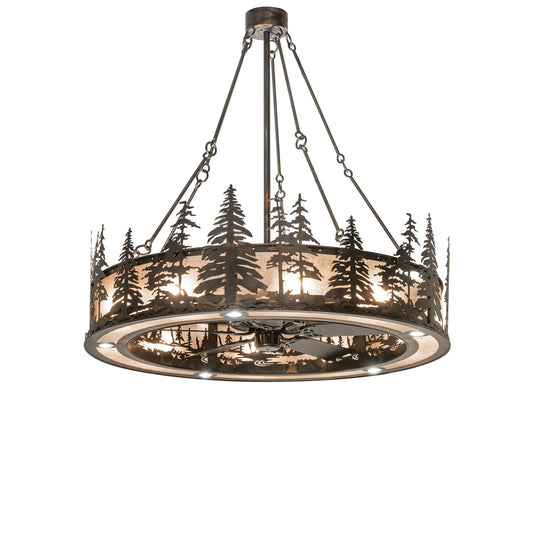 Meyda Lighting Tall Pines 56 Inch 16 Light Chandelier Cp744443