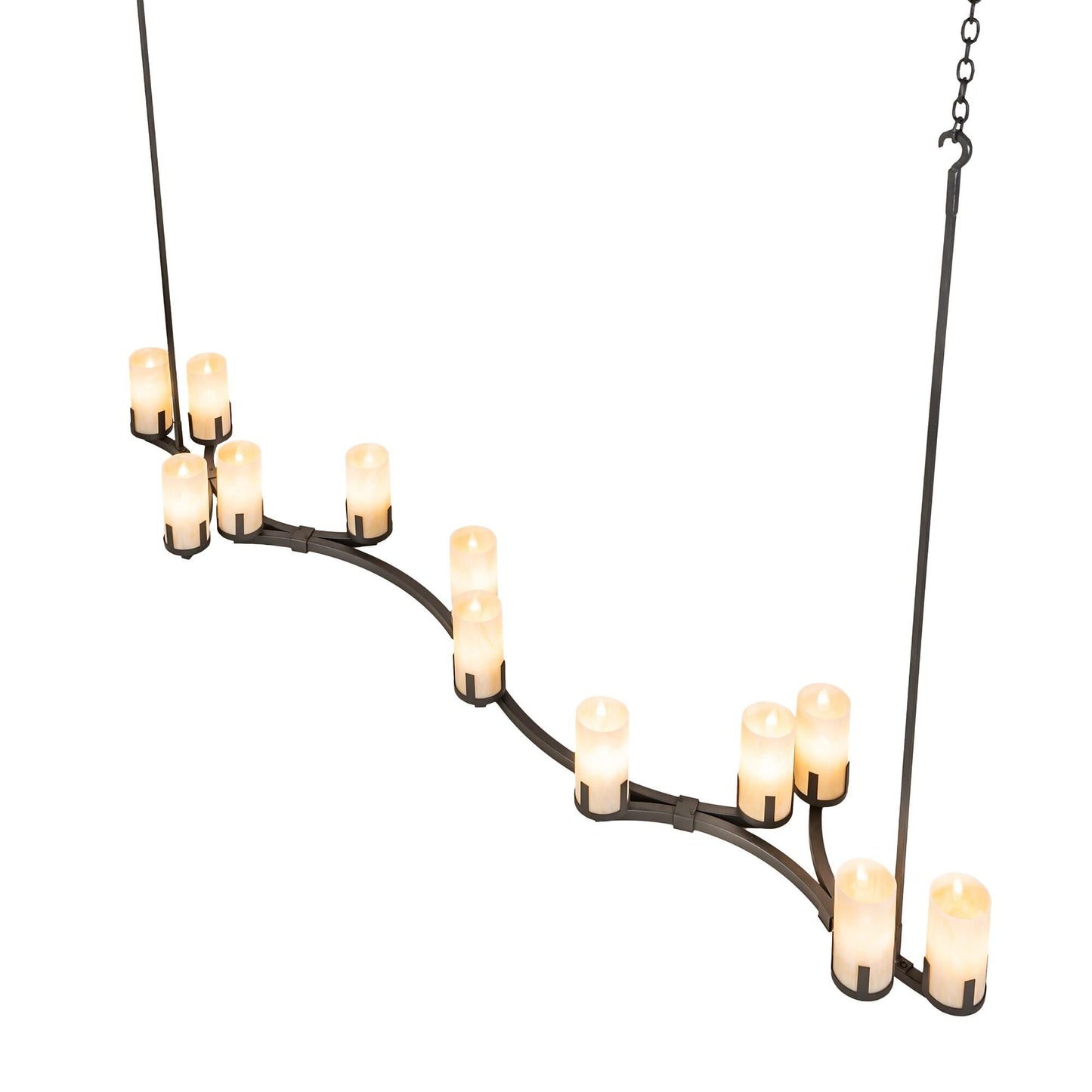 Meyda Lighting Cero 96 Inch 12 Light Linear Suspension Light Cp780064