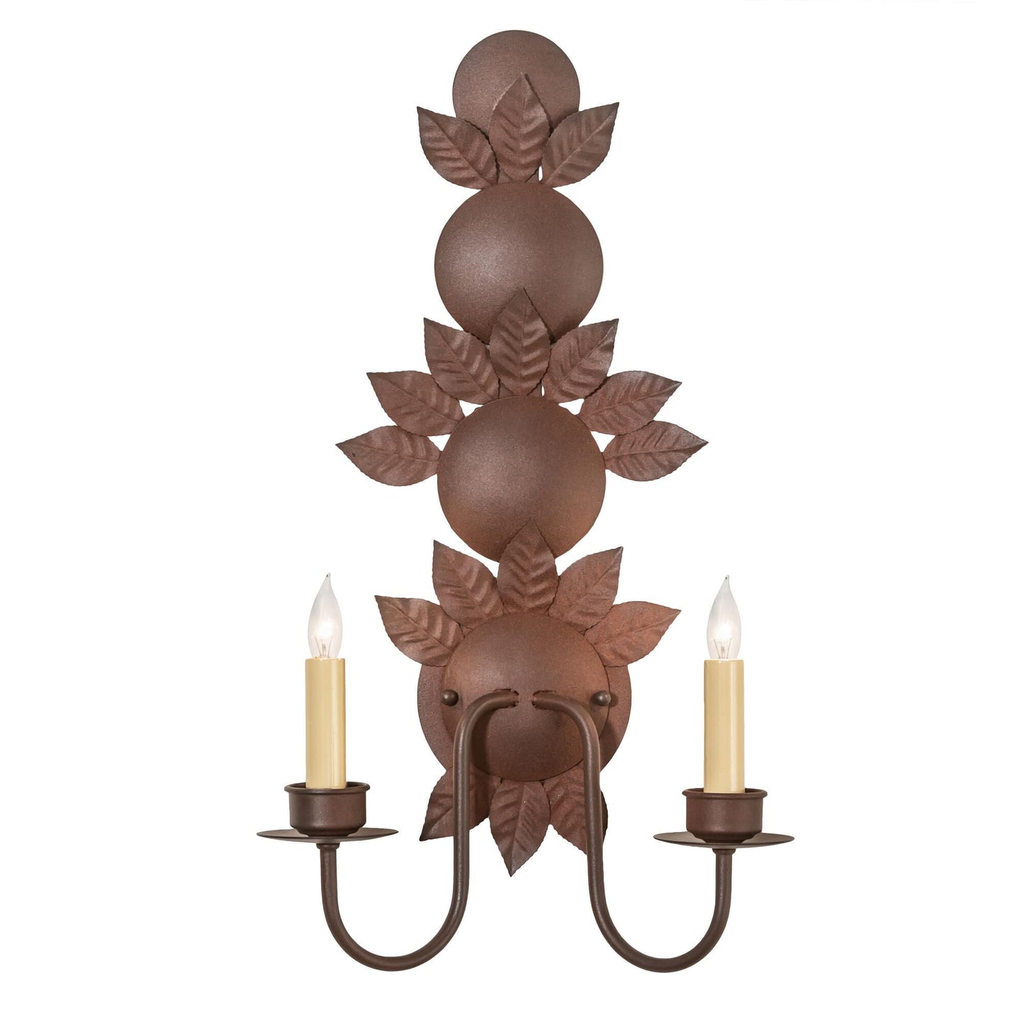 Meyda Lighting Tole Leaf 21 Inch Wall Sconce Cp780349