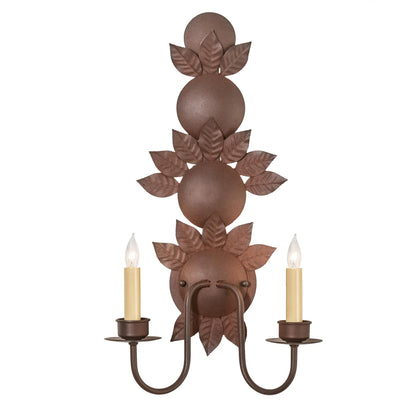 Meyda Lighting Tole Leaf 21 Inch Wall Sconce Cp780349