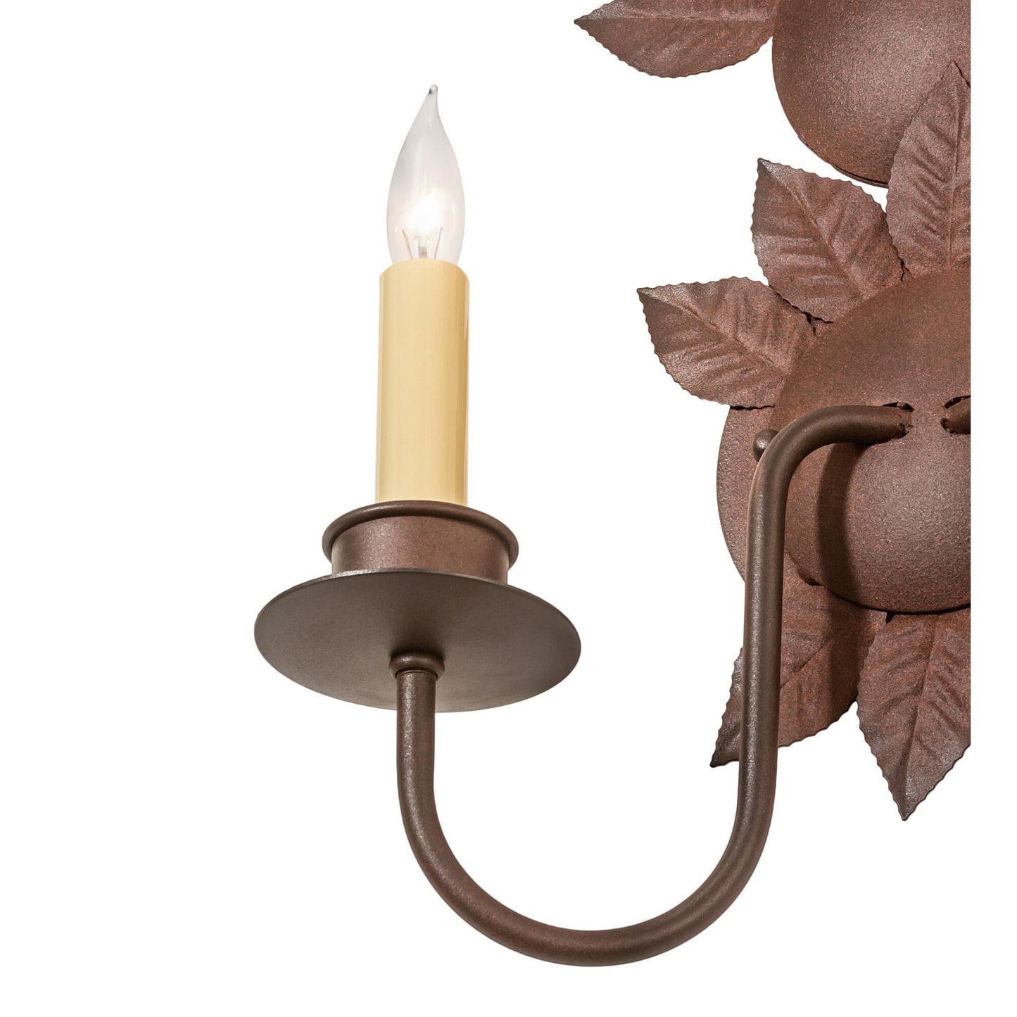 Meyda Lighting Tole Leaf 21 Inch Wall Sconce Cp780349