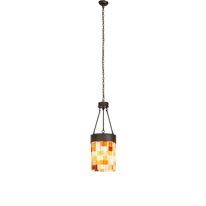 Meyda Lighting Cilindro Calico 16 Inch Large Pendant Cp779991