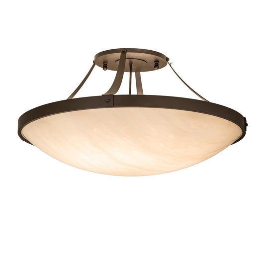 Meyda Lighting Urban 42 Inch 8 Light Semi Flush Mount Cp780154