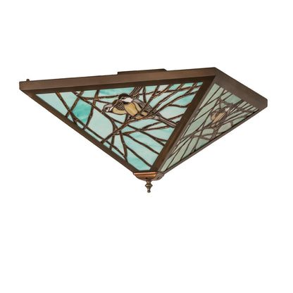 Meyda Lighting Backyard Friends 29 Inch 4 Light Flush Mount Cp779921