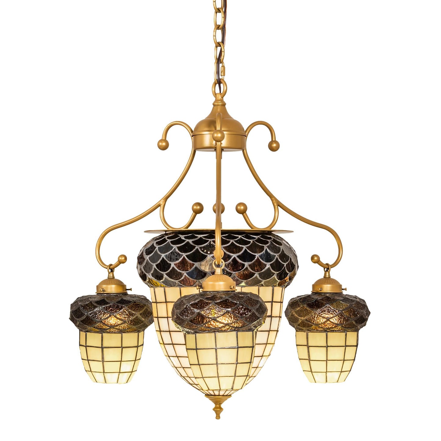 Meyda Lighting Acorn 28 Inch 2 Light Led Chandelier Cp779774