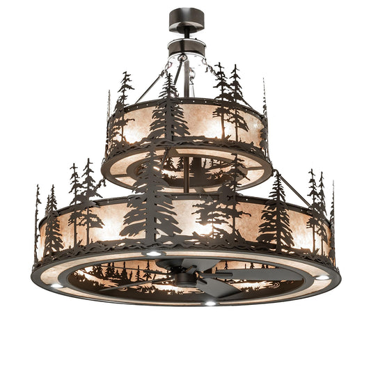 Meyda Lighting Tall Pines 56 Inch 12 Light Chandelier Cp779812