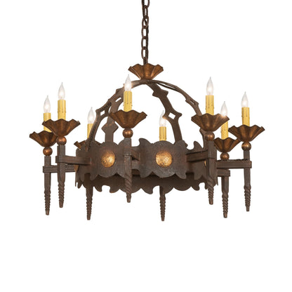 Meyda Lighting Antibes 28 Inch 2 Light Chandelier Cp744113