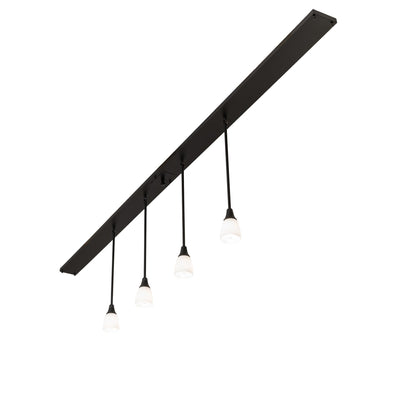 Meyda Lighting Oyster Bay 118 Inch 4 Light Linear Suspension Light Cp780054