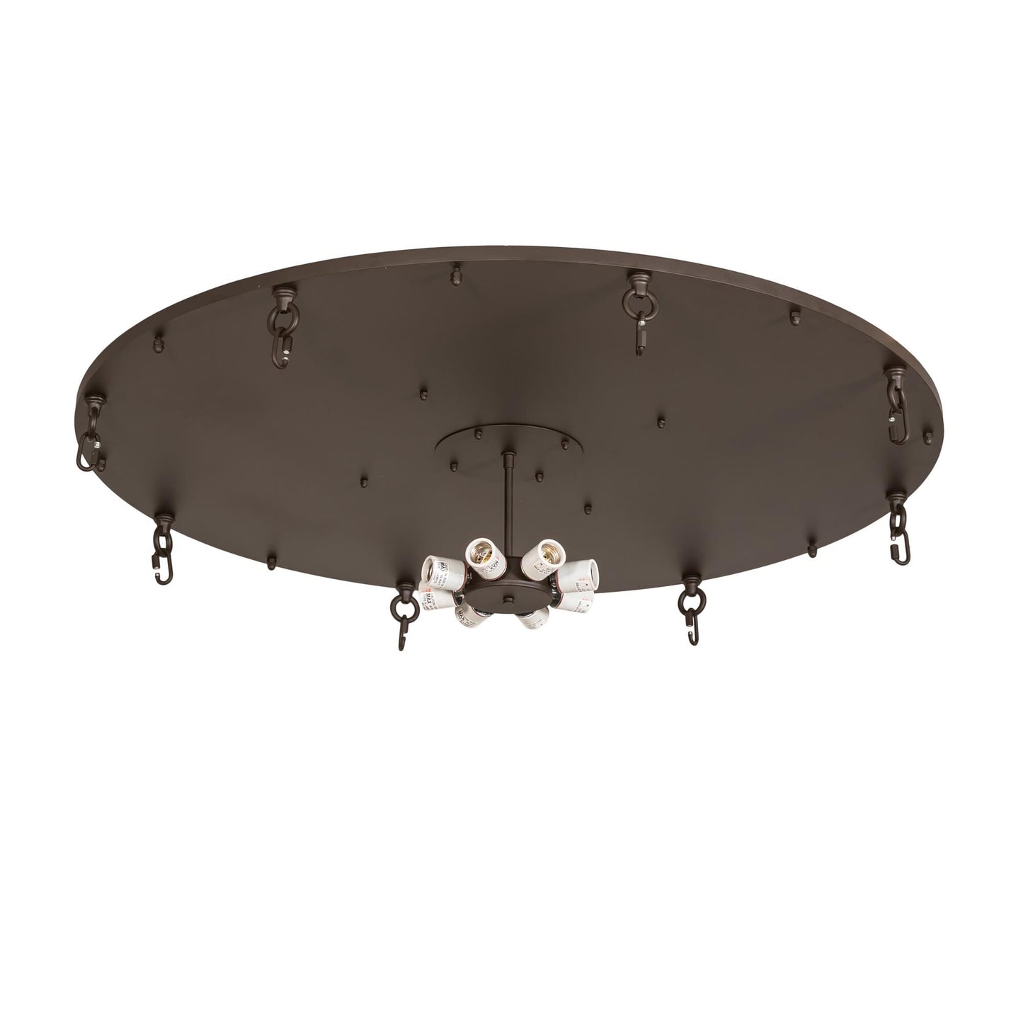 Meyda Lighting Fleur De Lis 40 Inch 8 Light Flush Mount Cp779926