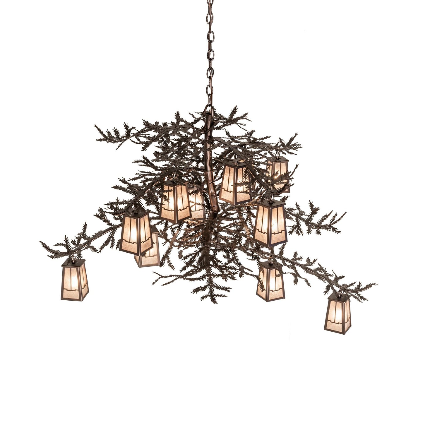 Meyda Lighting Pine Branch 52 Inch 12 Light Chandelier Cp779792