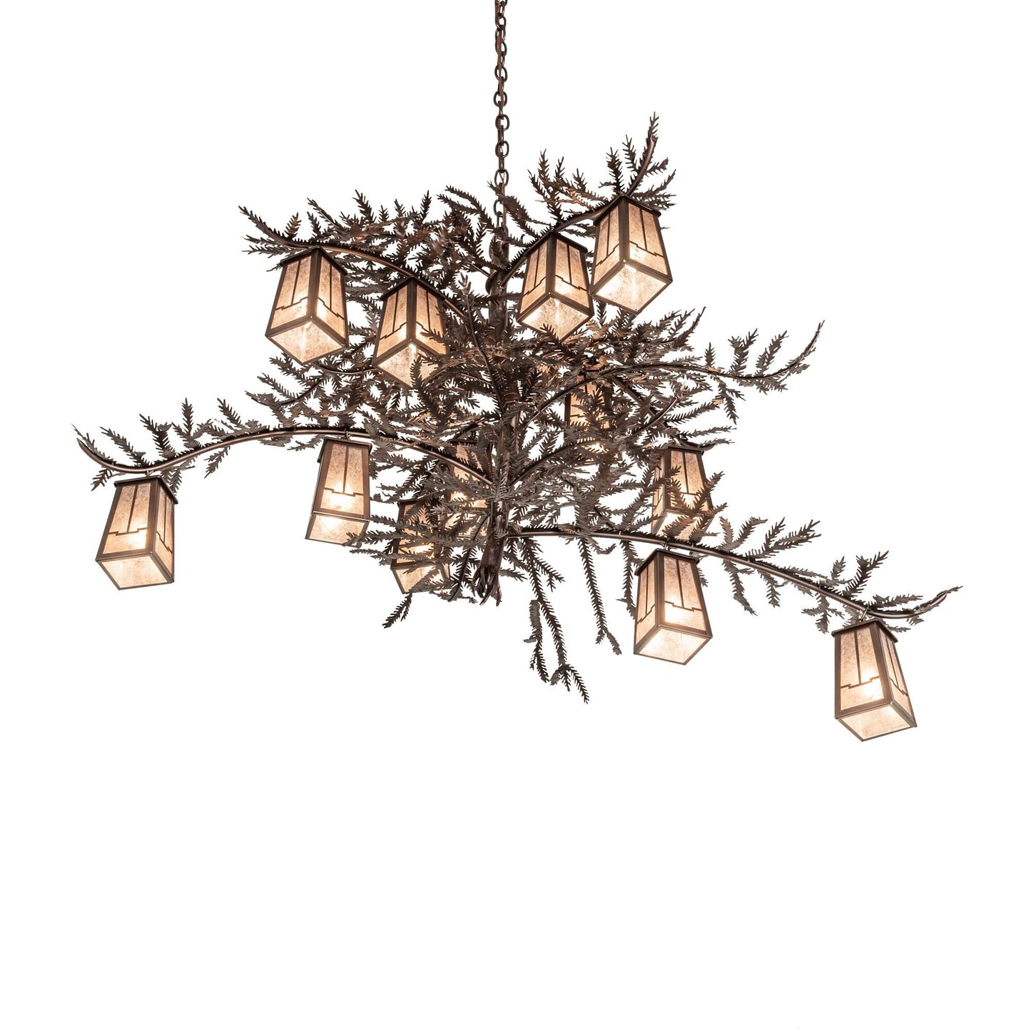 Meyda Lighting Pine Branch 52 Inch 12 Light Chandelier Cp779792