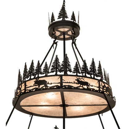 Meyda Lighting Wildlife At Dusk 72 Inch Large Pendant Cp780037