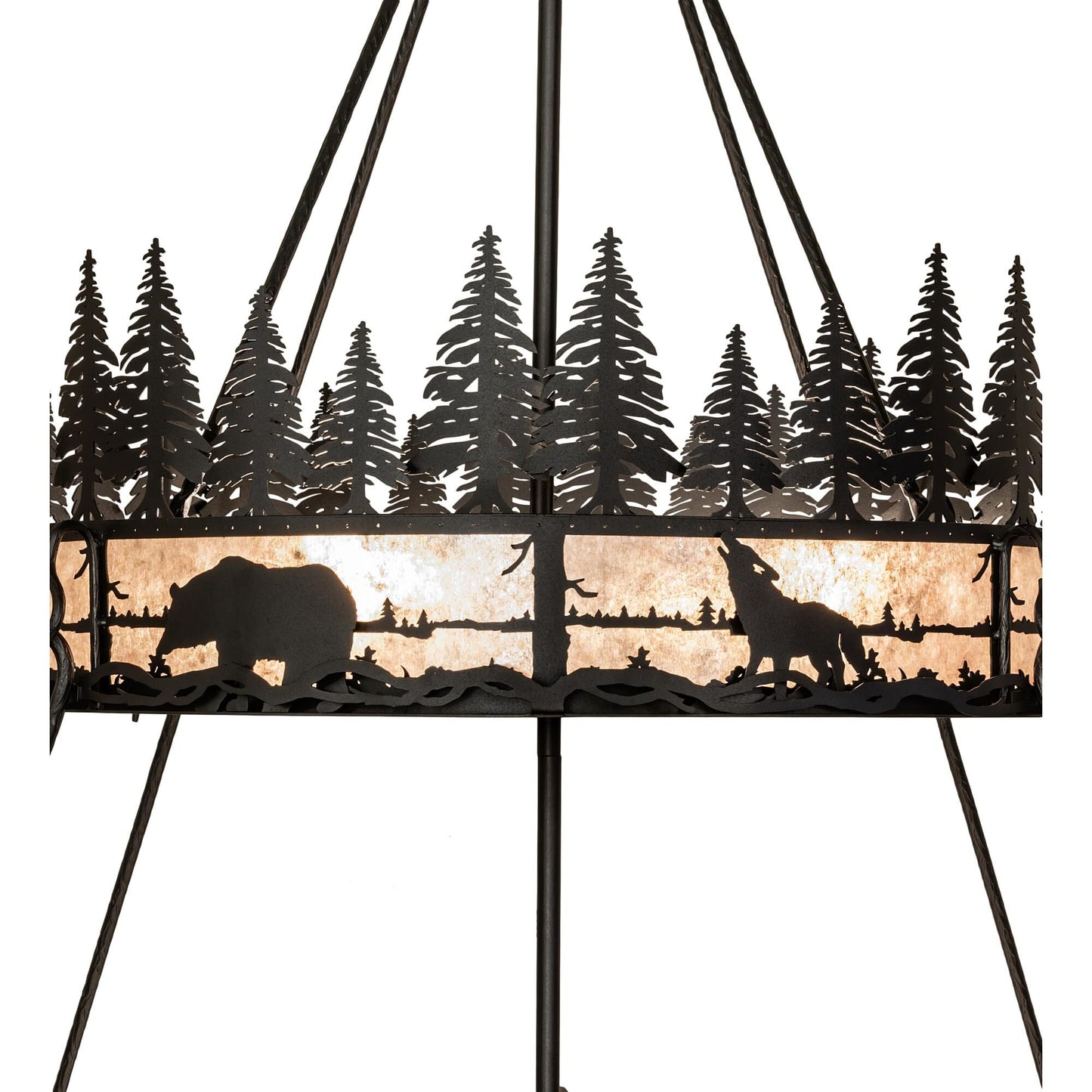 Meyda Lighting Wildlife At Dusk 72 Inch Large Pendant Cp780037