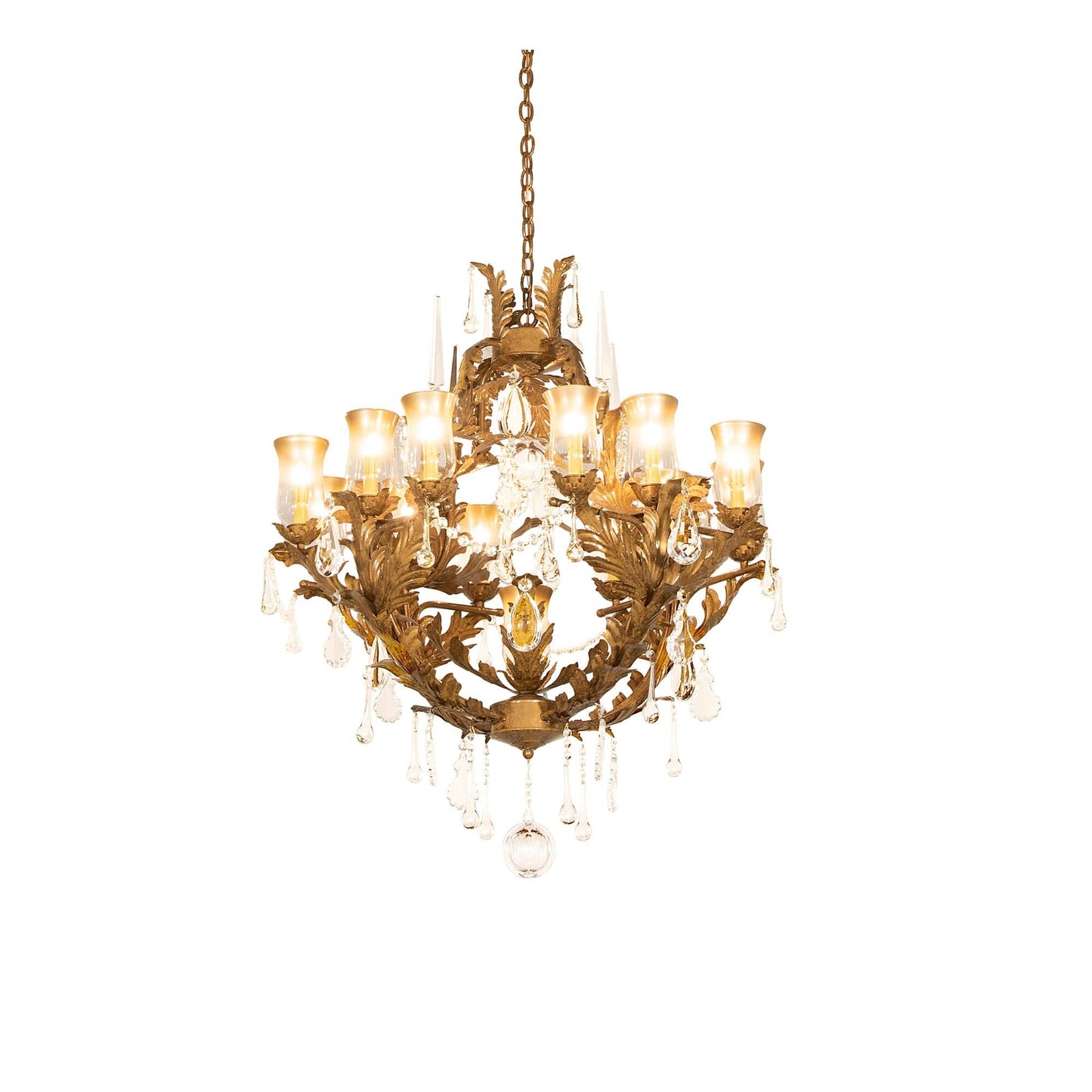 Meyda Lighting French Baroque 34 Inch 13 Light Chandelier Cp779798