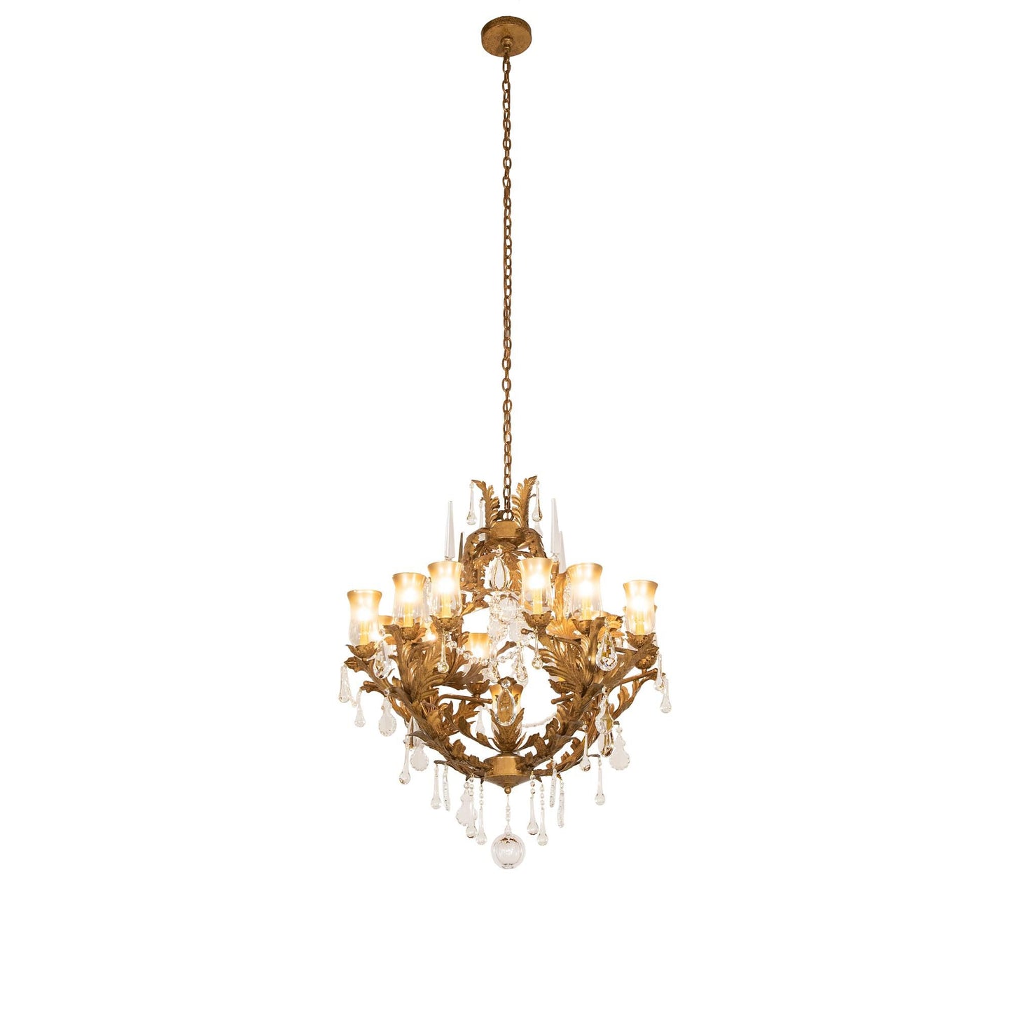 Meyda Lighting French Baroque 34 Inch 13 Light Chandelier Cp779798