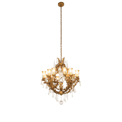 Meyda Lighting French Baroque 34 Inch 13 Light Chandelier Cp779798