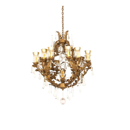 Meyda Lighting French Baroque 34 Inch 13 Light Chandelier Cp779798