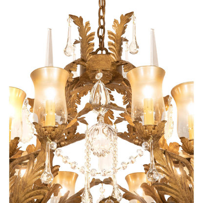 Meyda Lighting French Baroque 34 Inch 13 Light Chandelier Cp779798