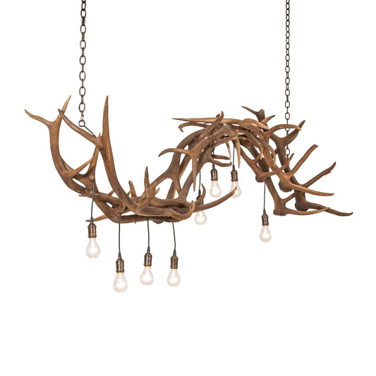 Meyda Lighting Antlers 74 Inch 8 Light Linear Suspension Light Cp779783