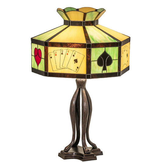 Meyda Lighting Texas Holdem 32 Inch Table Lamp Cp746456