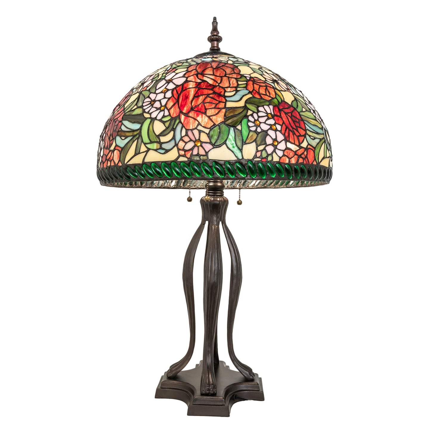 Meyda Lighting Romance Rose 33 Inch Table Lamp Cp780240