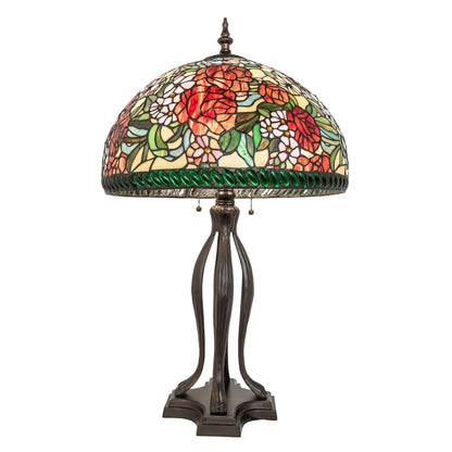 Meyda Lighting Romance Rose 33 Inch Table Lamp Cp780240