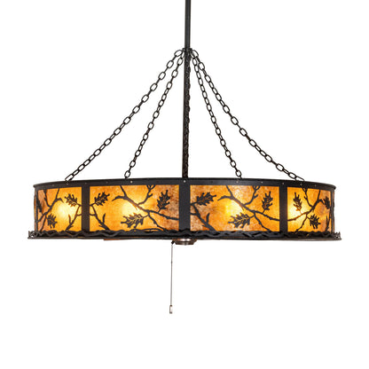 Meyda Lighting Oak Leaf 56 Inch 10 Light Chandelier Cp779845