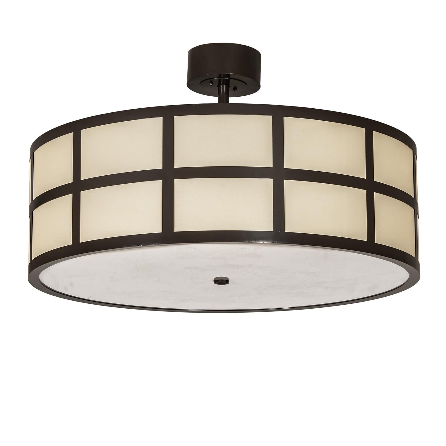 Meyda Lighting Cilindro 36 Inch 6 Light Semi Flush Mount Cp780155