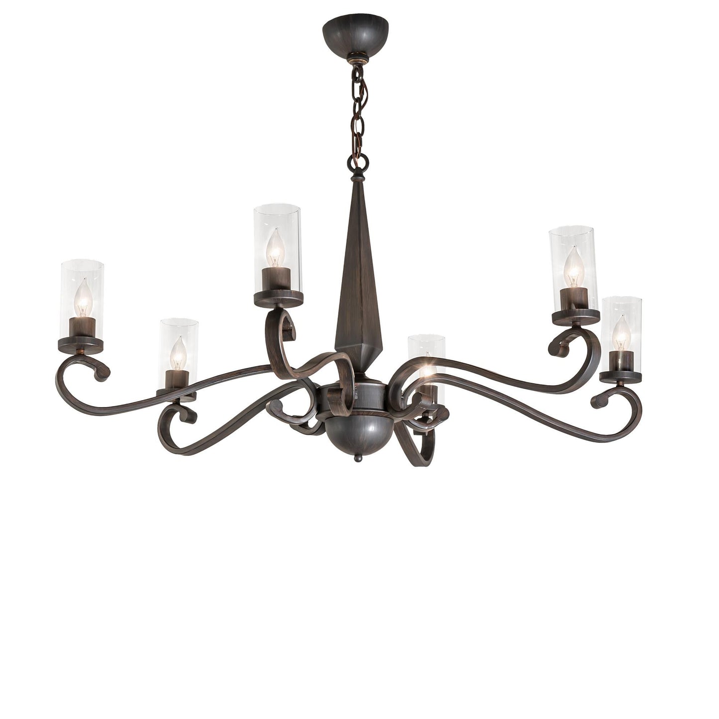 Meyda Lighting 42 Inch 6 Light Chandelier Cp780424