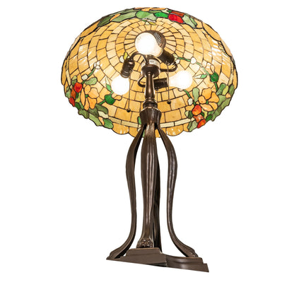 Meyda Lighting Duffner And Kimberly Hollyhock 33 Inch Table Lamp Cp780241