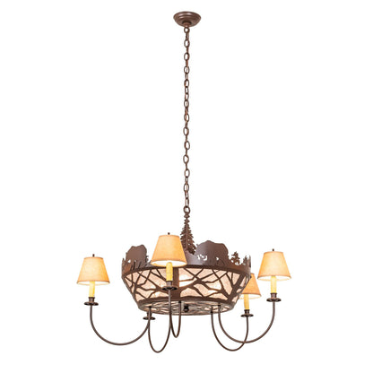 Meyda Lighting Black Bear 38 Inch 3 Light Chandelier Cp779772