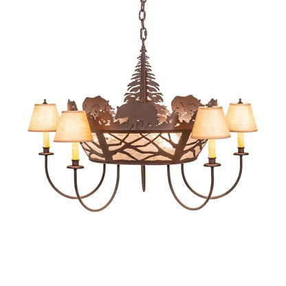 Meyda Lighting Black Bear 38 Inch 3 Light Chandelier Cp779772