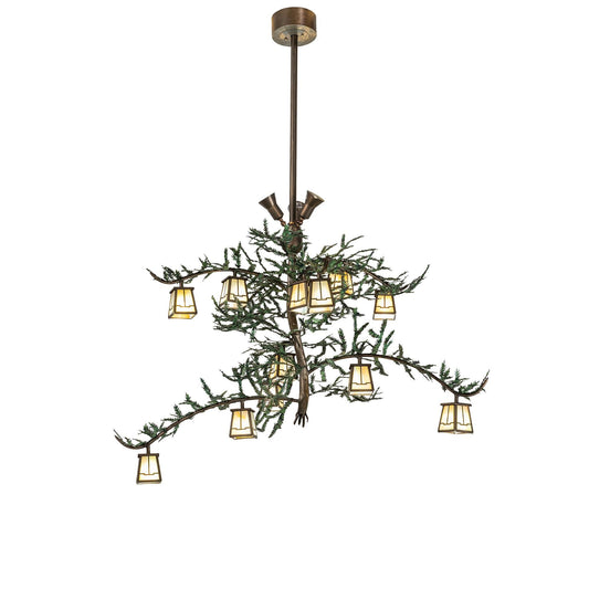 Meyda Lighting Pine Branch 52 Inch 12 Light Led Chandelier Cp779826