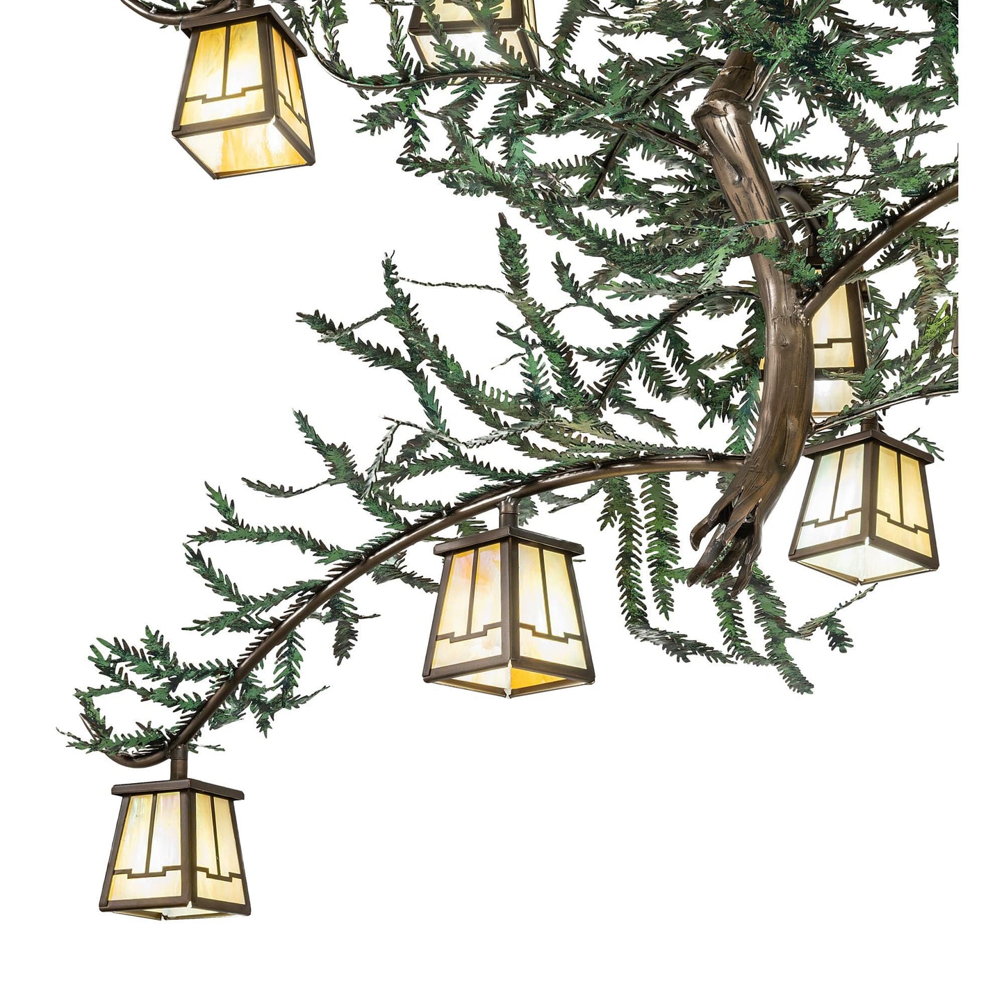 Meyda Lighting Pine Branch 52 Inch 12 Light Led Chandelier Cp779826