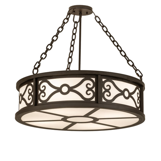 Meyda Lighting Donya 26 Inch 4 Light Semi Flush Mount Cp780156