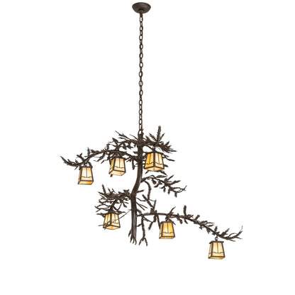 Meyda Lighting Pine Branch 45 Inch 6 Light Led Chandelier Cp779786