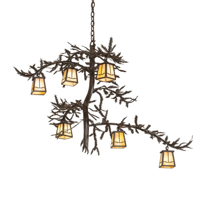 Meyda Lighting Pine Branch 45 Inch 6 Light Led Chandelier Cp779786