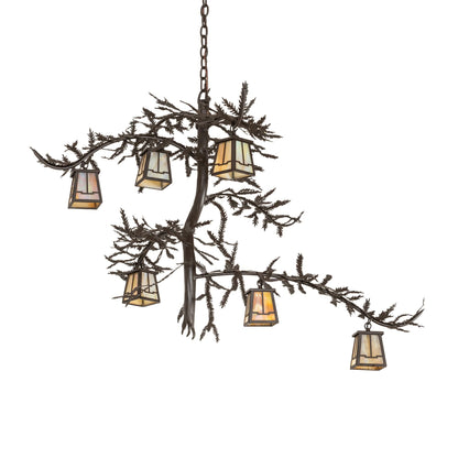 Meyda Lighting Pine Branch 45 Inch 6 Light Led Chandelier Cp779786