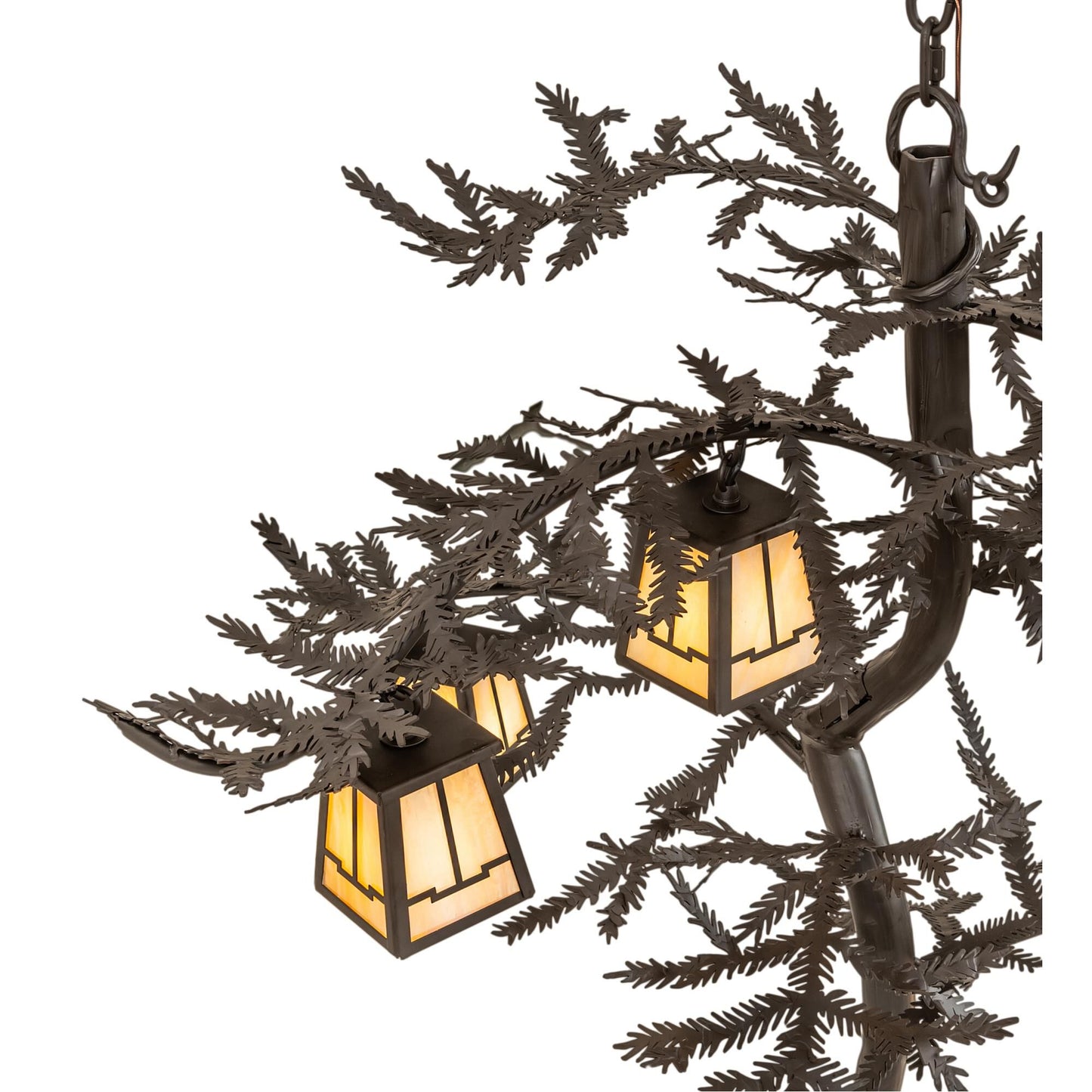 Meyda Lighting Pine Branch 45 Inch 6 Light Led Chandelier Cp779786