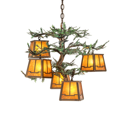 Meyda Lighting Pine Branch 29 Inch 5 Light Led Chandelier Cp779763