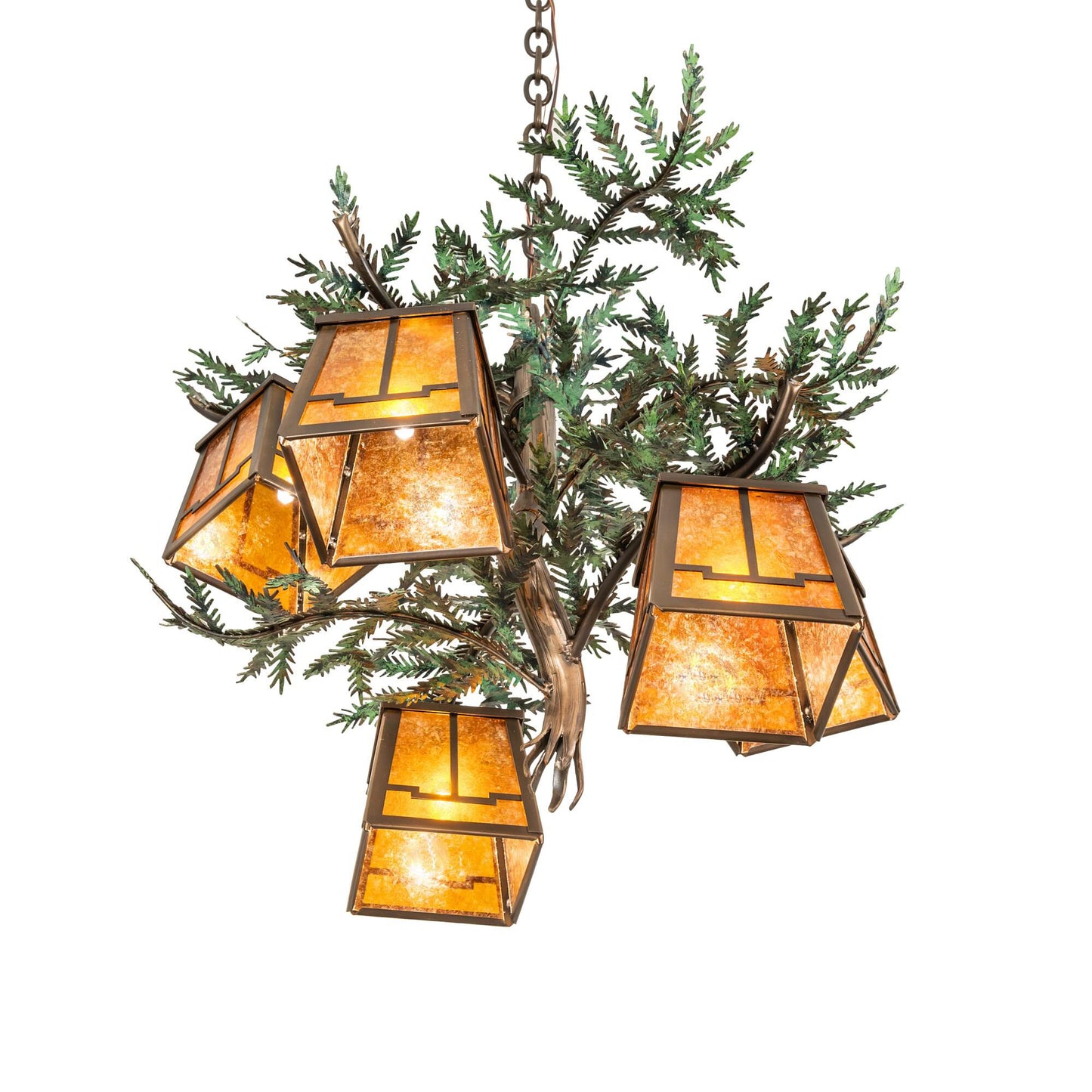 Meyda Lighting Pine Branch 29 Inch 5 Light Led Chandelier Cp779763