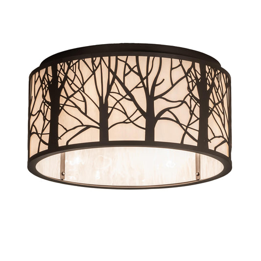 Meyda Lighting Branches 20 Inch 4 Light Flush Mount Cp779911