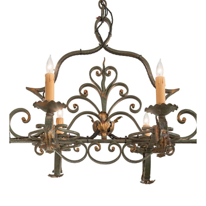 Meyda Lighting Rosalie 36 Inch 6 Light Chandelier Cp779781