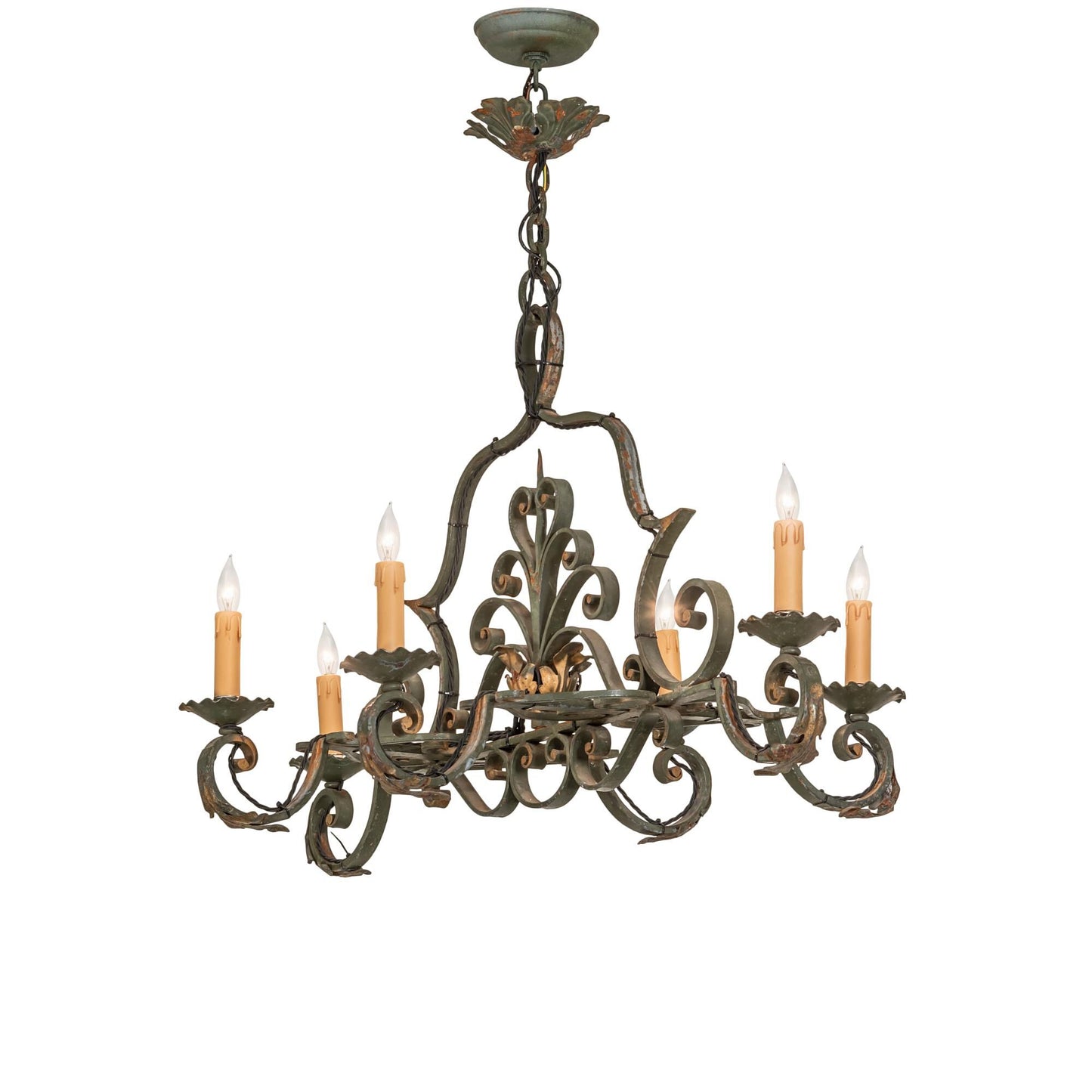 Meyda Lighting Rosalie 36 Inch 6 Light Chandelier Cp779781