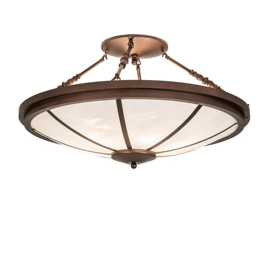 Meyda Lighting Commerce 36 Inch 6 Light Semi Flush Mount Cp780151