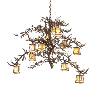 Meyda Lighting Pine Branch 48 Inch 12 Light Led Chandelier Cp779796